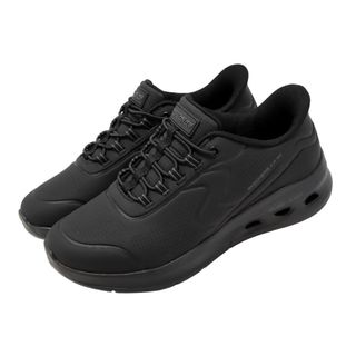 SKECHERS<108336WBLK> 67 女鞋 工作鞋 餐飲 止滑 皮革 寬楦 瞬穿 ARC WAVES 2 SR