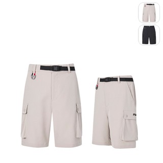 【FILA】男性 平織短褲-淺灰 1SHZ-5414-GY