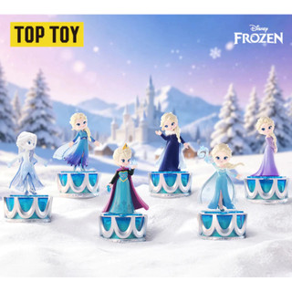 現貨 TOPTOY 迪士尼 冰雪奇緣 女王歸來系列音樂盒 確認款 艾莎 安娜 雪寶 盒玩 收藏擺件【數位公道伯】