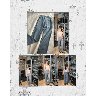 Chrome hearts 灰色棉質長褲