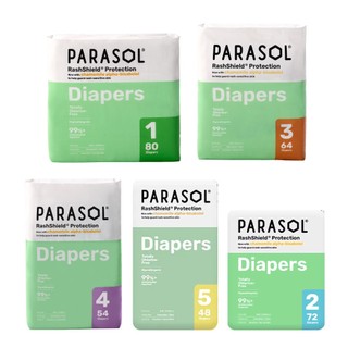【任8包贈濕巾4包】Parasol Clear + Dry 新科技水凝尿布-單包裝(多款可選)黏貼式【麗兒採家】