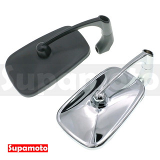 -Supamoto- 方形牛角鏡—M30 (檔車/復古/電鍍/消光黑/改裝/後視鏡/後照鏡/CB350/雲豹/KTR)