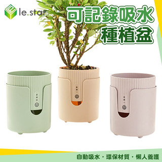 簡約風懶人自吸水花盆｜懶人花盆 吸水花盆 雙層花盆 自動補水花盆 儲水花盆 室內植栽花盆 水培花盆｜Lestar