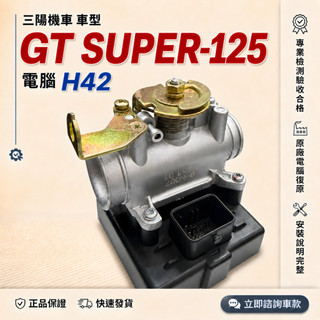 【三陽機車電腦完修型號H42】125cc GT SUPER電腦 西門子噴射節流閥總成 ECU總成