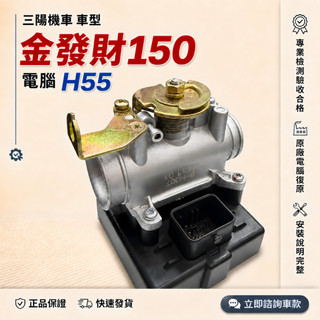 【三陽機車電腦完修型號H55】金發財150節流閥 金發財節流閥 西門子噴射節流閥總成 ECU總成 金發財 150