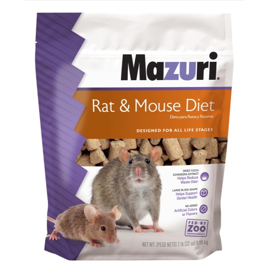 美國 Mazuri 瑪滋力 大鼠及小鼠飼料907G 大白鼠飼料 倉鼠飼料 寵物鼠飼料 磨牙點心零食