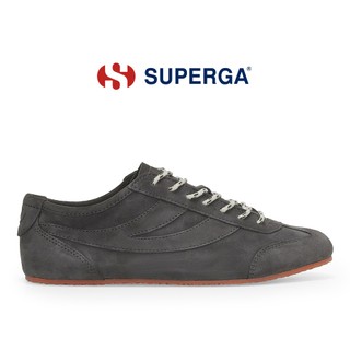 SUPERGA 女鞋 德訓鞋 薄底鞋 Artifact系列 麂皮 復古 灰黑 S6151IW-APE