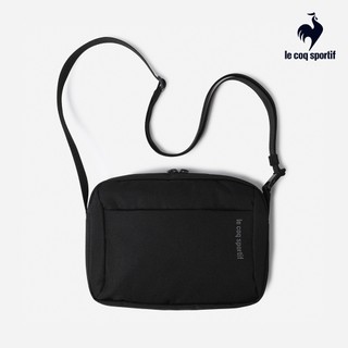 【LE COQ SPORTIF 法國公雞】輕量側背包斜背包 黑色LKY03104