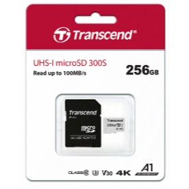 (先詢問庫存) 創見256GB UHS-I U3A1 microSD (台灣本島免運費) TS256GUSD300S-A