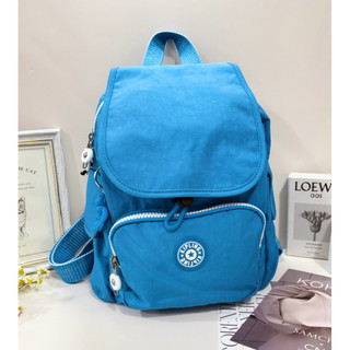 公司貨附發票Kipling 海藍掀蓋拉鍊後背包City Pack Mini KPKI2670X6410