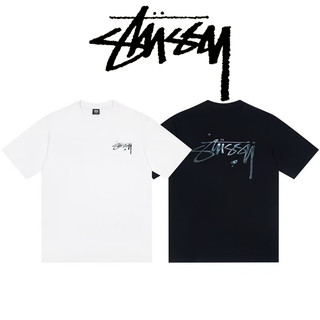 Stussy SS23 系列 Mercury Tee 短袖 水銀效果字母Logo印花 T恤