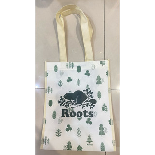 Roots 森林購物袋（中24x30x11.5公分）全新