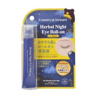 Country&Stream 蜂蜜草本夜間眼部精華液15ml【三友藥妝Tomod's】