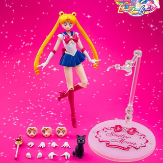 萬代 S.H.F SHF 美少女戰士 水手月亮 水晶星形變身盒 可動完成品 豬帽子模型玩具