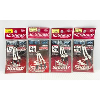 【鴻翔釣具】綁好鐵板鉤 Shout POWERFUL ASSIST 25-PA
