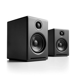 【Audioengine 台灣】A2+ 主動式立體聲藍牙書架喇叭-黑色