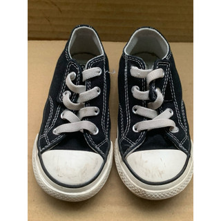 CONVERSE All Star 幼童帆布鞋 黑白 EUR24 15cm｜Chuck Taylor 二手童鞋