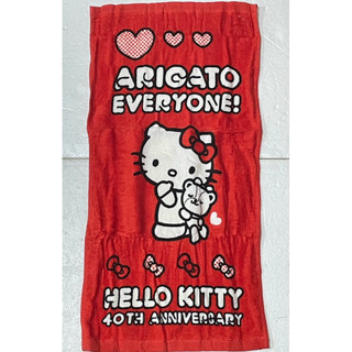 三麗鷗 Hello Kitty小熊 毛巾 童巾 小毛巾 全新