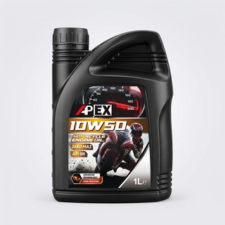 【APEX】4T 10W50 極限性能機油1L MA2 API SN熱血長途高轉速催油門.重機/檔車/速克達-油購耐斯