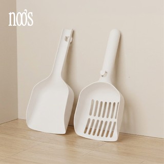 noos 日系二合一貓砂鏟 大鏟面 附畚箕 方便倒馬桶 神器 寵物居家 雙層貓砂鏟 貓咪用品 極簡 MUJI風 LV3