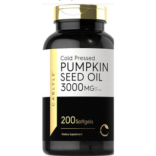現貨 CARLYLE cold Pressed Pumpkin oil seed南瓜子油膠囊 200顆 3000MG