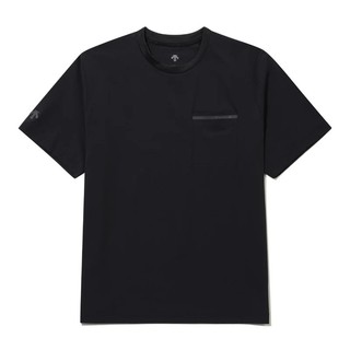 【iNTERWEAVE 誼德威】DESCENTE 迪桑特 AIR-STRETCH POCKET 短T (黑)