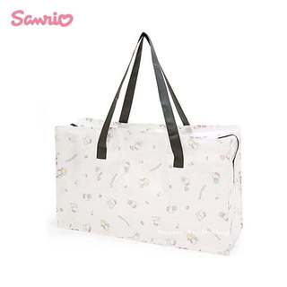 三麗鷗【 SAS 日本限定 】 HELLO KITTY 凱蒂貓 滿版繪圖 可摺疊 手提收納袋