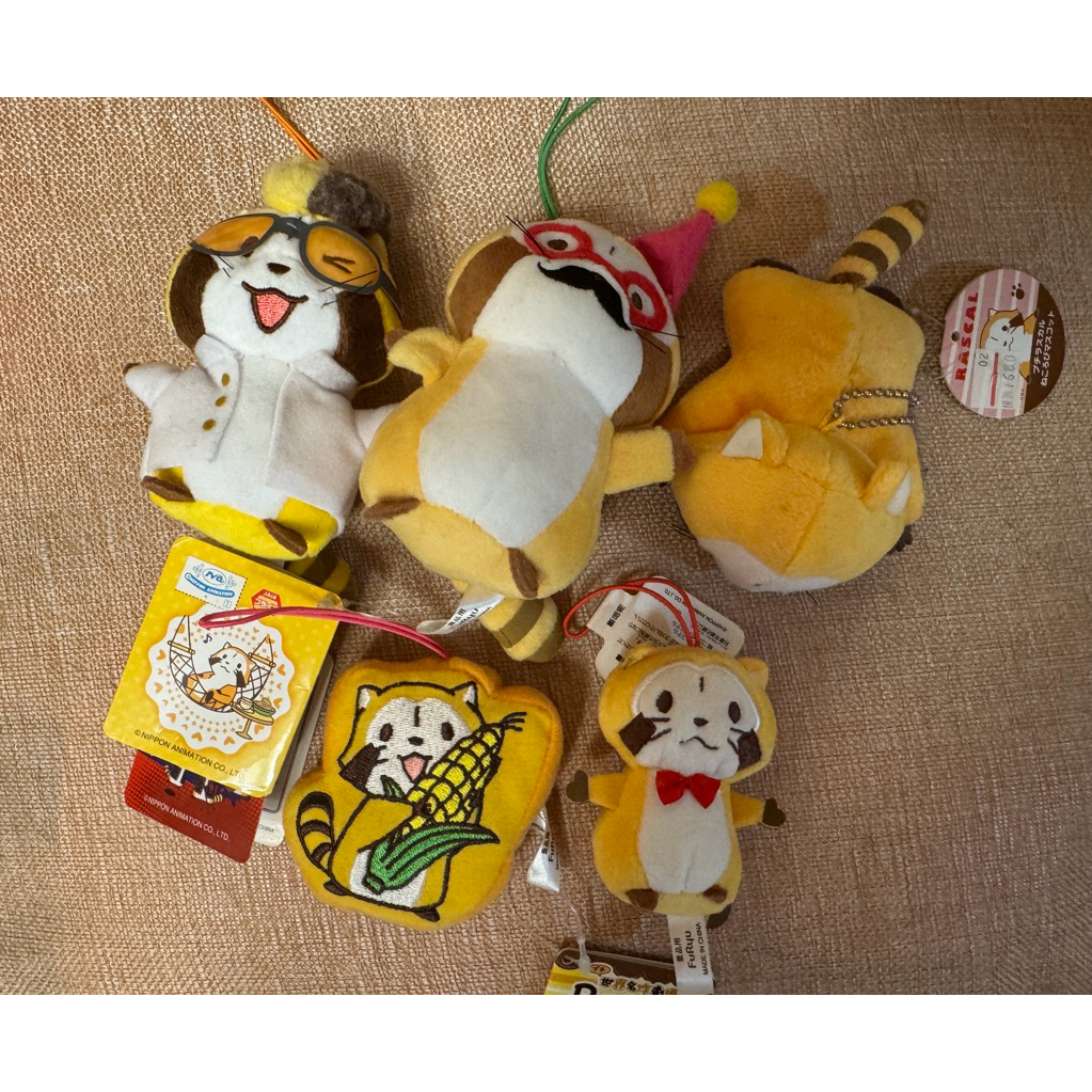 ☆瘋娃舖☆ Rascal 小浣熊 拉斯卡爾 世界名作劇場 小浣熊景品 日本小浣熊吊飾 小浣熊吊飾 生日禮物 交換禮物