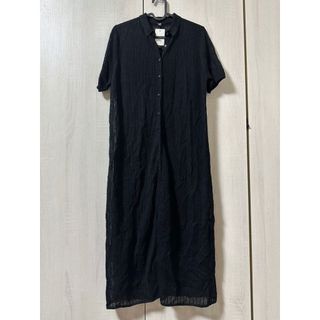 全新 黑色 uniqlo 女裝 蕾絲針織洋裝(短袖)(附內襯)