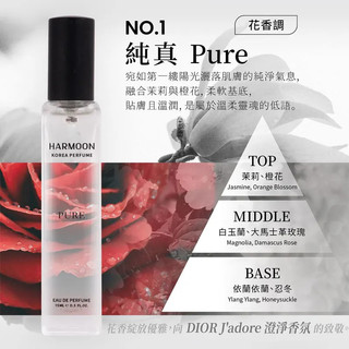 No.1 純真 Pure 15ml HARMOON 韓慕 韓國訂製香氛15ml 女香