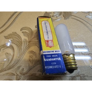 E17燈泡 磨砂燈泡120V20W 可調光燈泡 鎢絲燈泡 冰箱燈泡T20×75