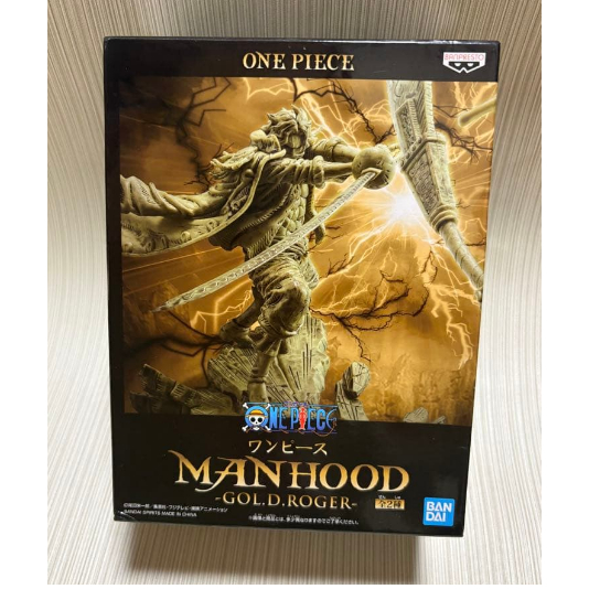 《小雨天-日版金證》 海賊王 對戰系列 MANHOOD 哥爾·D·羅傑 B款 公仔 現貨 哥爾D羅傑