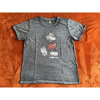 全新迪士尼Disney米老鼠 Mickey Mouse洗舊復古短T SZ M/S