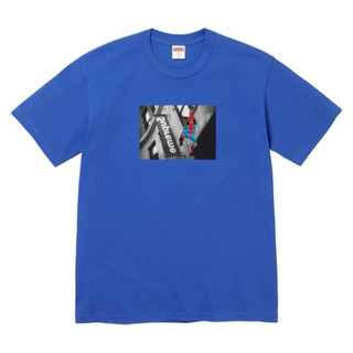 supreme 26ss 蜘蛛人短袖 寶藍L號