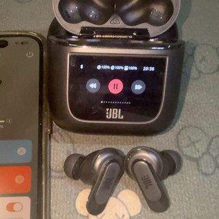 原廠 JBL tour pro 2 藍芽耳機 耳機盒 充電倉 真無線 耳塞式 智能顯示觸螢幕ANC降噪 耳機 福利品