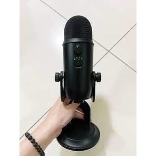Blue Yeti USB Microphone 電容式麥克風 黑色 二手 9成新