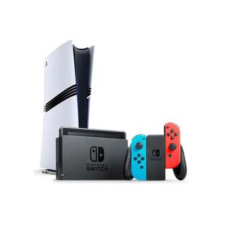 PS5 Pro 遊戲主機 + NS 電加版 雙主機組合 【飛鴻數位館】