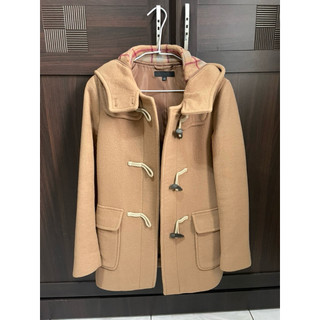 二手衣況佳🔥UNIQLO 羊毛混紡牛角扣大衣外套 駝S