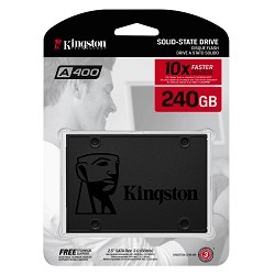 金士頓 SSDNow A400 240GB 2.5吋 SATA-3 固態硬碟 (SA400S37/240G)