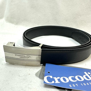 Crocodile 鱷魚 皮件專櫃 義大利進口牛皮32mm自動皮帶 台灣製造 0101-42036-01 $2400