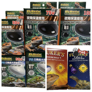 《飼料倉庫》FLUKER'S 爬蟲先生 聚熱 保溫燈泡 夜光燈 25~100W 烏龜、爬蟲、寵物 加溫燈泡 聚熱燈