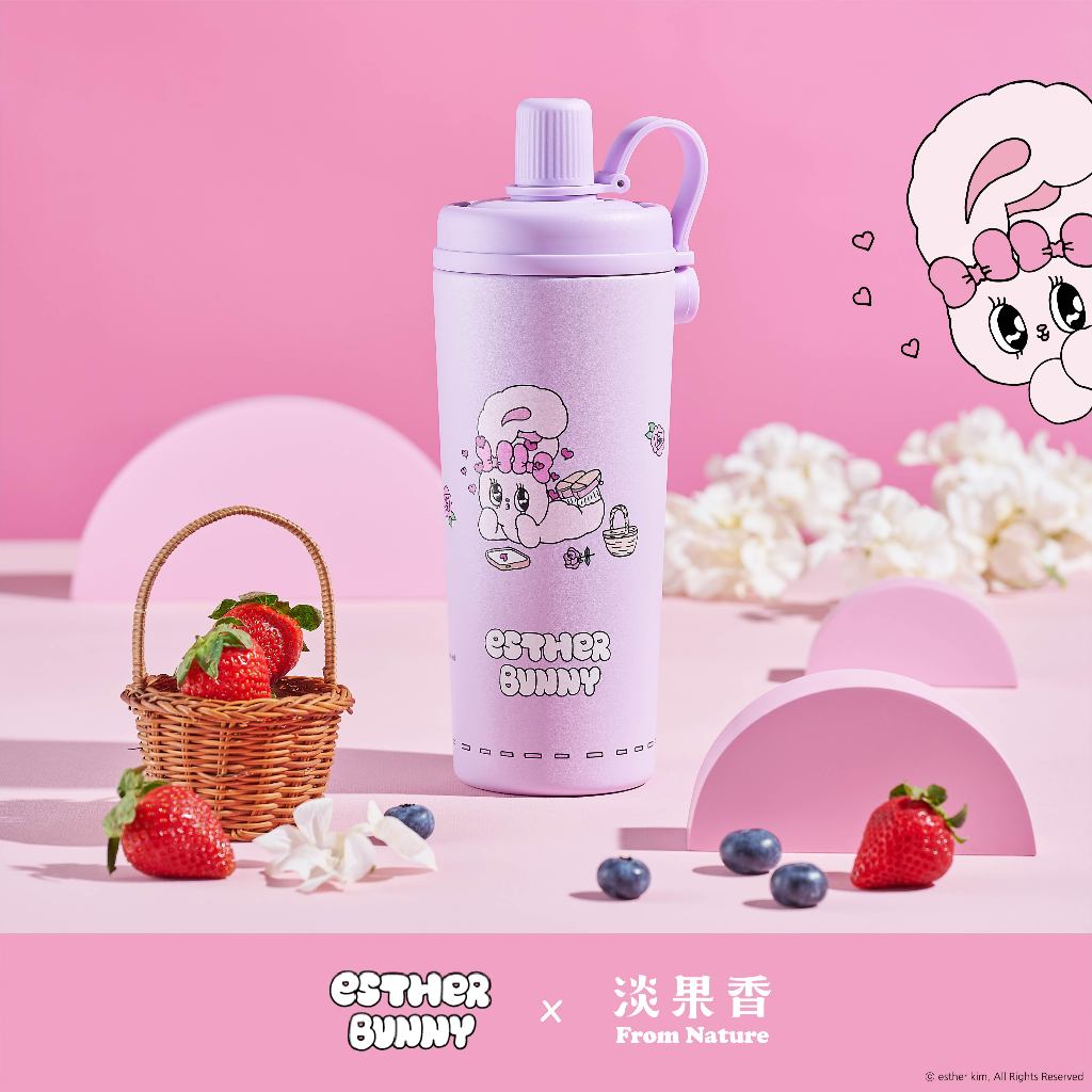 淡果香 x Esther Bunny艾絲樂小兔 暖暖杯 800 ml