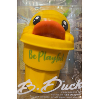 B.Duck 鴨頭矽膠吸管杯 b duck黃色小鴨 吸管杯