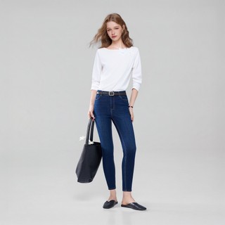 GIORDANO 女裝高彈力緊身牛仔褲 05416031