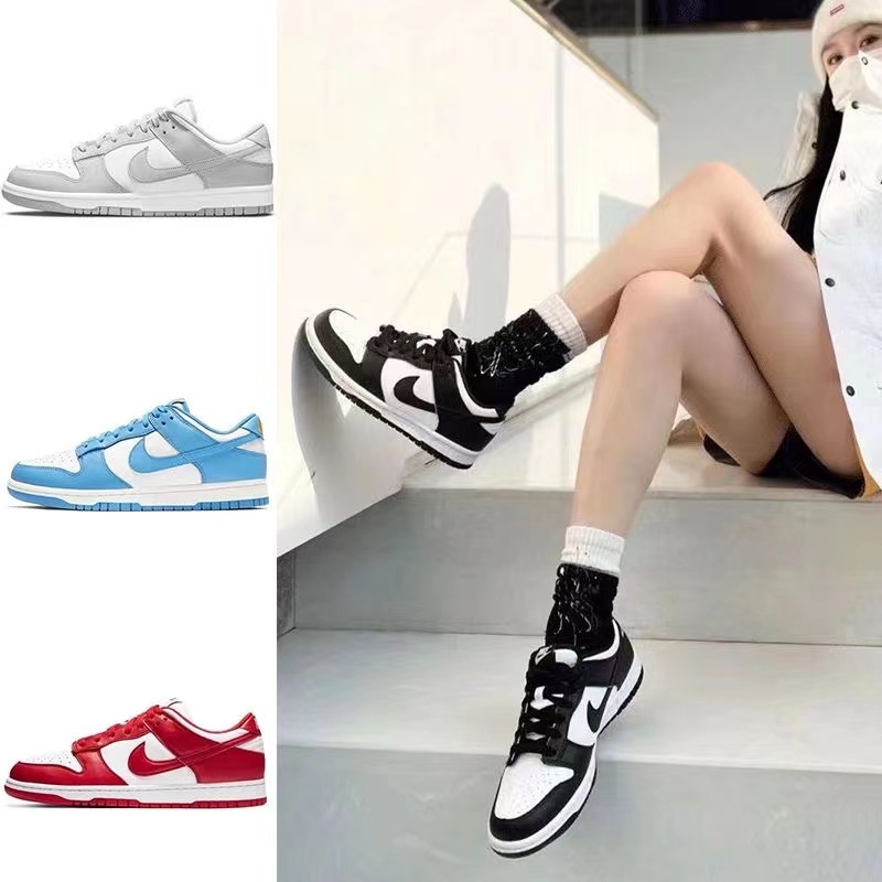 韓國代購 Dunk Low 男女鞋 黑白熊貓 情侶鞋 運動鞋 防滑鞋 板鞋 跑步鞋 低筒 休閒 皮革 透氣 休閒鞋