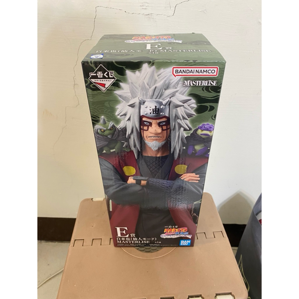 自來也e賞 內聊 日版 全新未拆 疾風傳 火影忍者ㄧ番賞 輪迴的嘆息與平和的橋樑 E賞 自來也 仙人模式