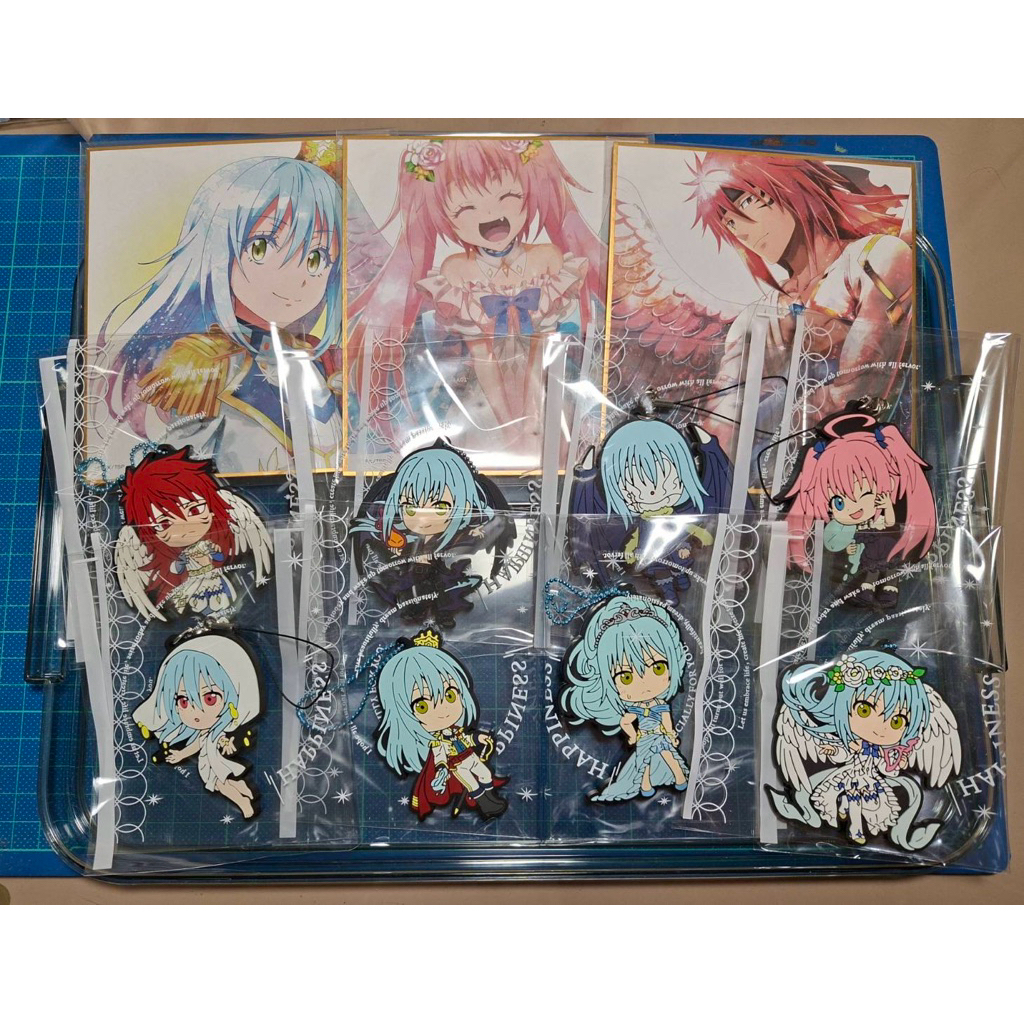 關於我轉生變成史萊姆這檔事周邊 一番賞 harvest festival 利姆路大人祭篇 色紙 橡膠吊飾 奇伊 蜜莉姆