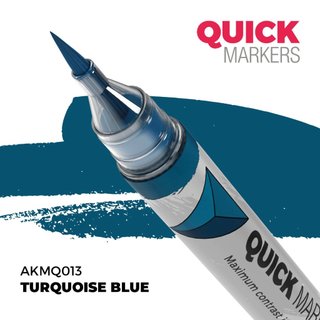 AKMQ013 - AK Quick Marker - Turquoise Blue - 綠松藍色