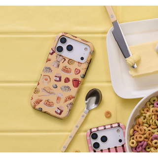 [SECOND LOOK]BURGA 黃色的半熟蛋與摩卡壺 IPHONE 17 全系列 手機殼