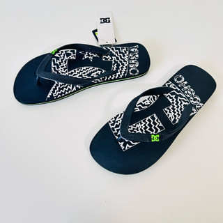 《現貨》DC SHOES男生 海灘拖鞋 美國尺寸US11（SPRAY GRAFFIK 夾腳拖鞋-黑色）